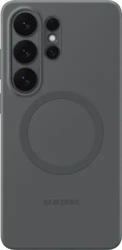 כיסוי סיליקון מגנטי עבור Galaxy S26 Ultra - שחור